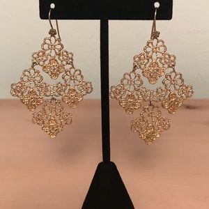 Ornate Floral Dangles